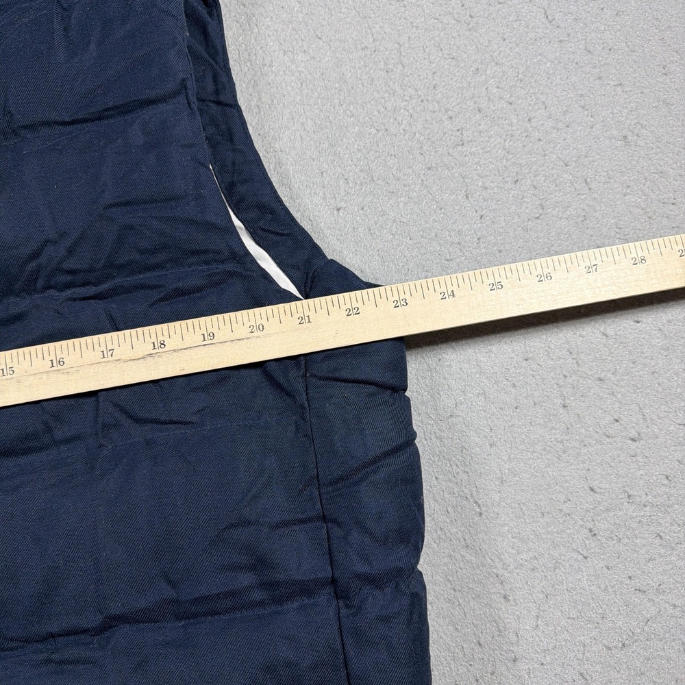 Mizzen+Main Vest Mens XL Blue Quilted Snap Front Puffer Insulated 10W-0339 - Picture 4 of 9